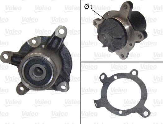 Valeo 506344 - Водяной насос autospares.lv