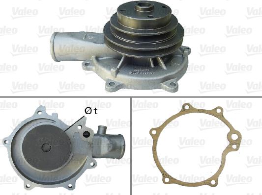 Valeo 506346 - Водяной насос autospares.lv