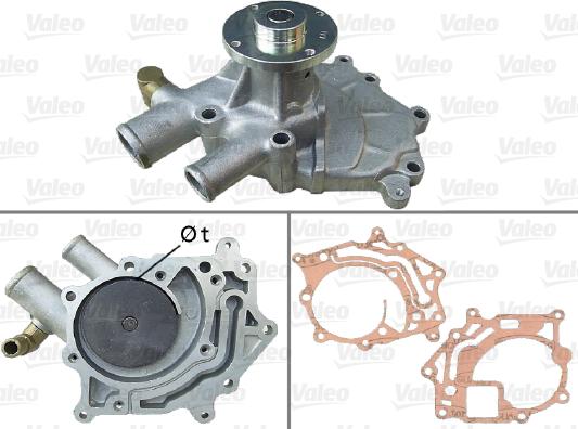 Valeo 506357 - Водяной насос autospares.lv