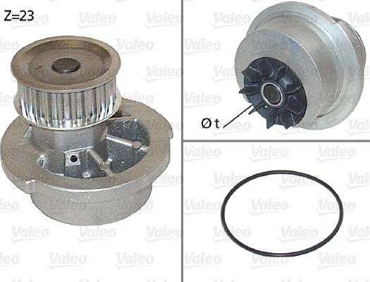 Valeo 506308 - Водяной насос autospares.lv