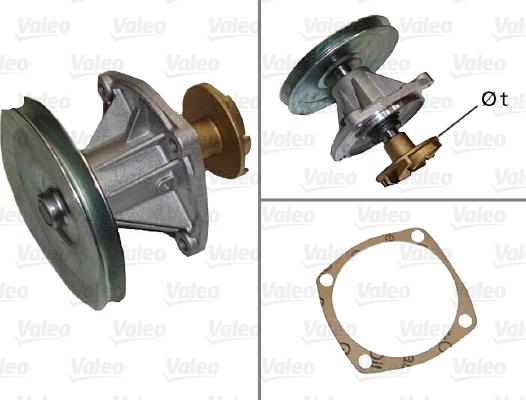 Valeo 506386 - Водяной насос autospares.lv