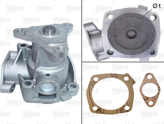 Valeo 506335 - Водяной насос autospares.lv