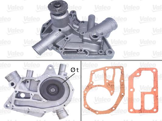 Valeo 506328 - Водяной насос autospares.lv