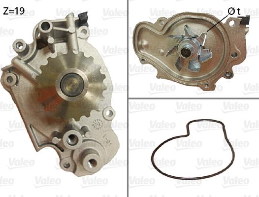 Valeo 506322 - Водяной насос autospares.lv