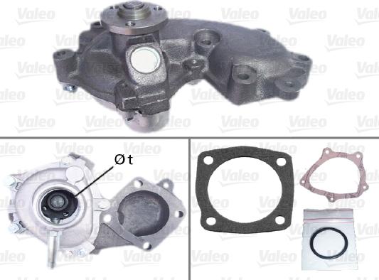 Valeo 506298 - Водяной насос autospares.lv