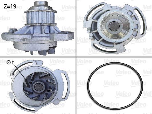 Valeo 506240 - Водяной насос autospares.lv