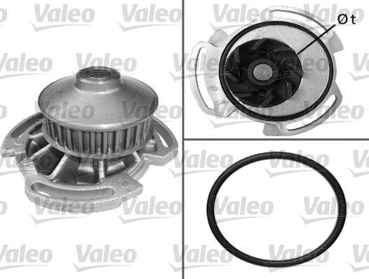 Valeo 506282 - Водяной насос autospares.lv