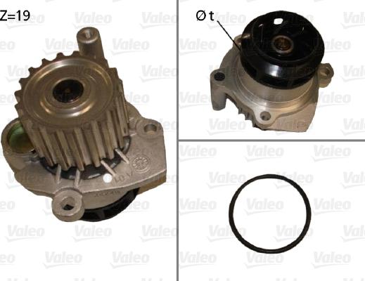 Valeo 506700 - Водяной насос autospares.lv