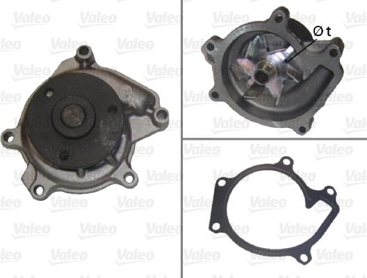 Valeo 506707 - Водяной насос autospares.lv