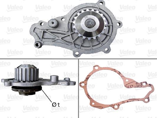 Valeo 506715 - Водяной насос autospares.lv