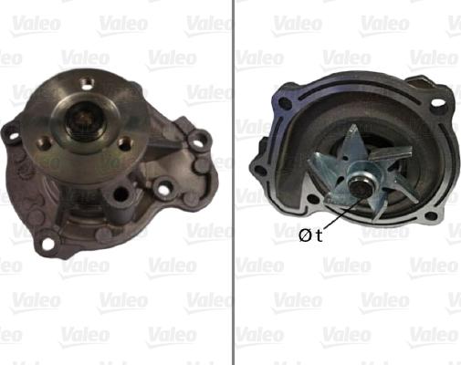 Valeo 506717 - Водяной насос autospares.lv