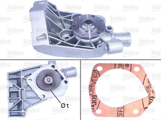 Valeo 506730 - Водяной насос autospares.lv