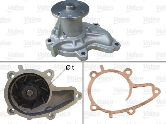 Valeo 506737 - Водяной насос autospares.lv