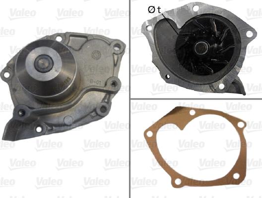 Valeo 506725 - Водяной насос autospares.lv