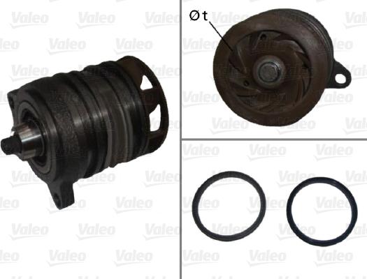 Valeo 506726 - Водяной насос autospares.lv