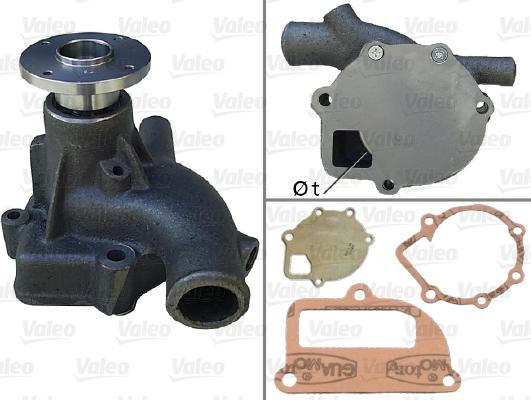 Valeo 506779 - Водяной насос autospares.lv