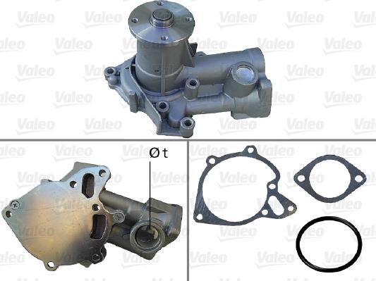 Valeo 506778 - Водяной насос autospares.lv