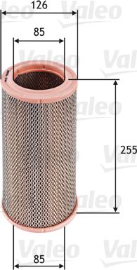 Valeo 585630 - Воздушный фильтр, двигатель autospares.lv