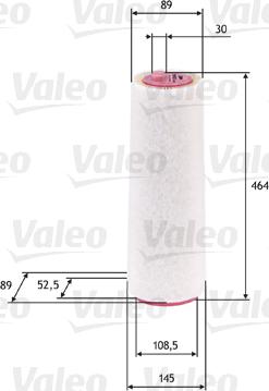 Valeo 585625 - Воздушный фильтр, двигатель autospares.lv