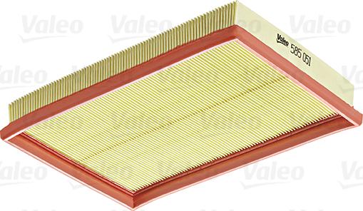 Valeo 585051 - Воздушный фильтр, двигатель autospares.lv