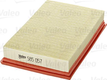 Valeo 585057 - Воздушный фильтр, двигатель autospares.lv