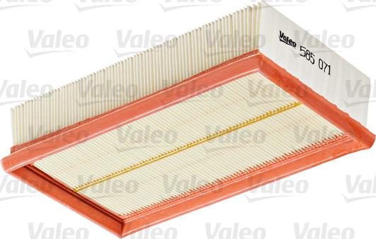 Valeo 585071 - Воздушный фильтр, двигатель autospares.lv