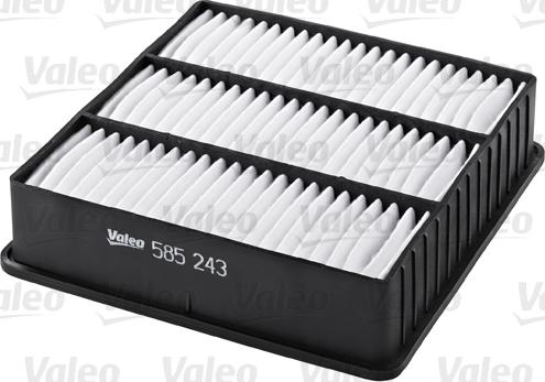 Valeo 585243 - Воздушный фильтр, двигатель autospares.lv