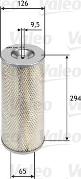 Valeo 585703 - Воздушный фильтр, двигатель autospares.lv