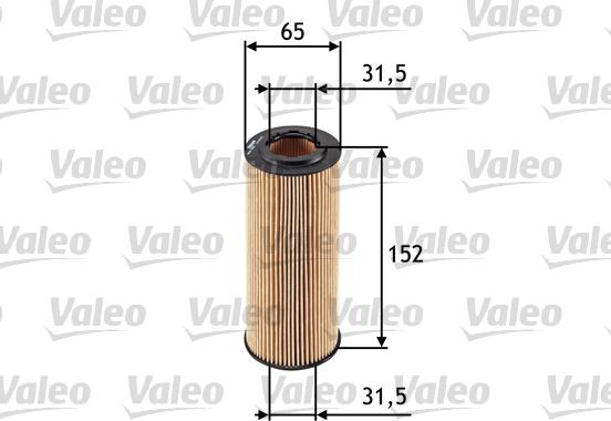 Valeo 586545 - Масляный фильтр autospares.lv