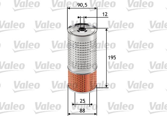 Valeo 586546 - Масляный фильтр autospares.lv