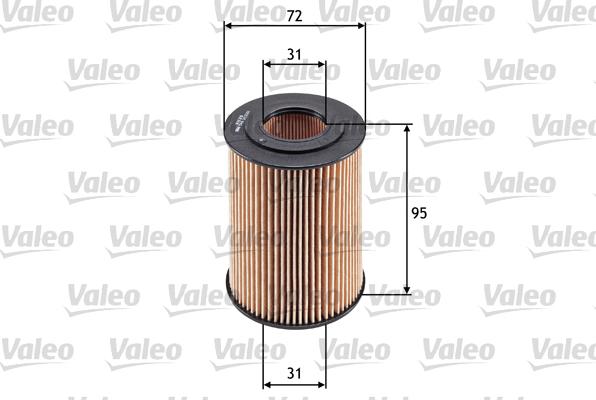 Valeo 586548 - Масляный фильтр autospares.lv