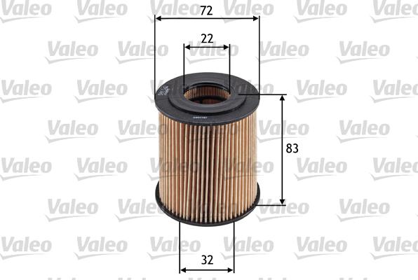 Valeo 586542 - Масляный фильтр autospares.lv