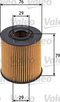 Valeo 586561 - Масляный фильтр autospares.lv
