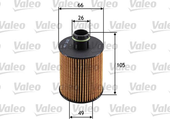 Valeo 586562 - Масляный фильтр autospares.lv