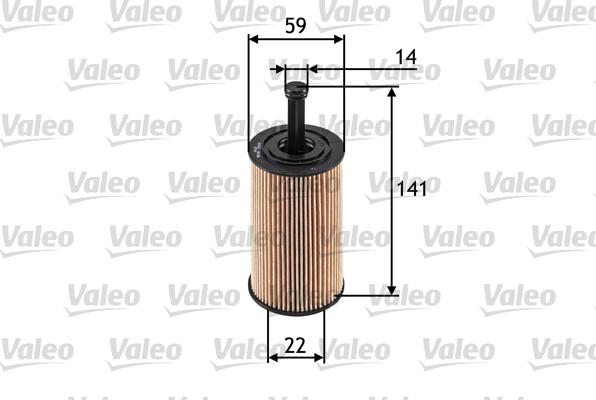 Valeo 586509 - Масляный фильтр autospares.lv