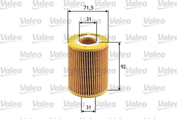 Valeo 586504 - Масляный фильтр autospares.lv