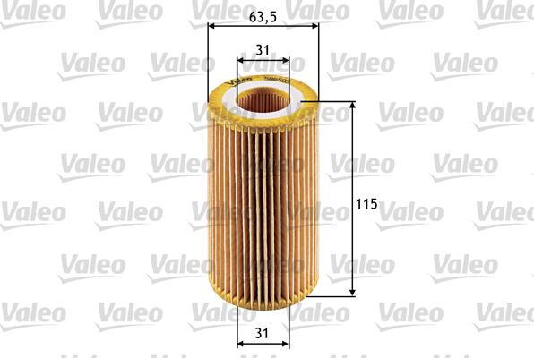 Valeo 586505 - Масляный фильтр autospares.lv