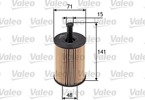 Valeo 586506 - Масляный фильтр autospares.lv