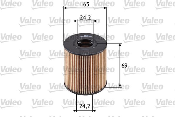 Valeo 586503 - Масляный фильтр autospares.lv