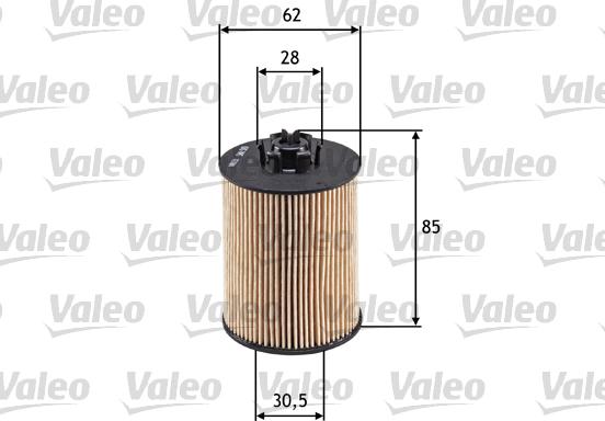 Valeo 586519 - Масляный фильтр autospares.lv