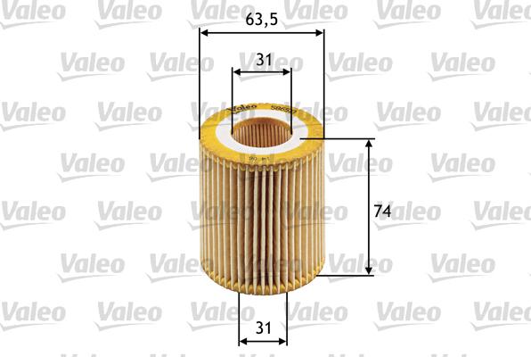 Valeo 586510 - Масляный фильтр autospares.lv