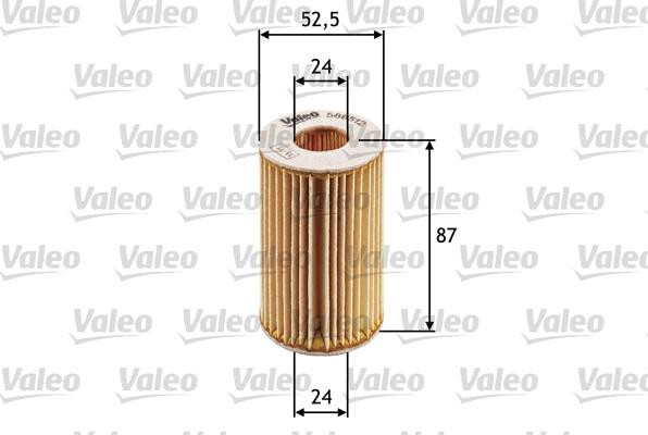 Valeo 586512 - Масляный фильтр autospares.lv