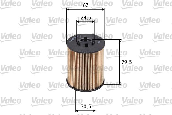 Valeo 586539 - Масляный фильтр autospares.lv