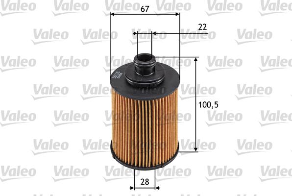 Valeo 586530 - Масляный фильтр autospares.lv