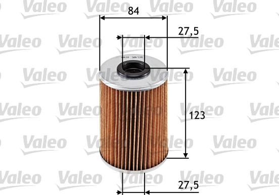 Valeo 586538 - Масляный фильтр autospares.lv