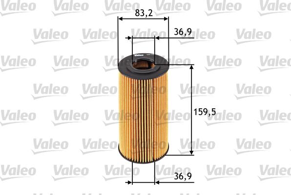 Valeo 586537 - Масляный фильтр autospares.lv