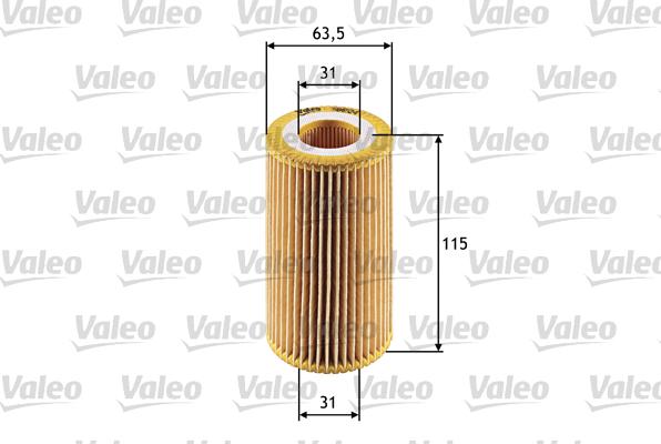 Valeo 586524 - Масляный фильтр autospares.lv