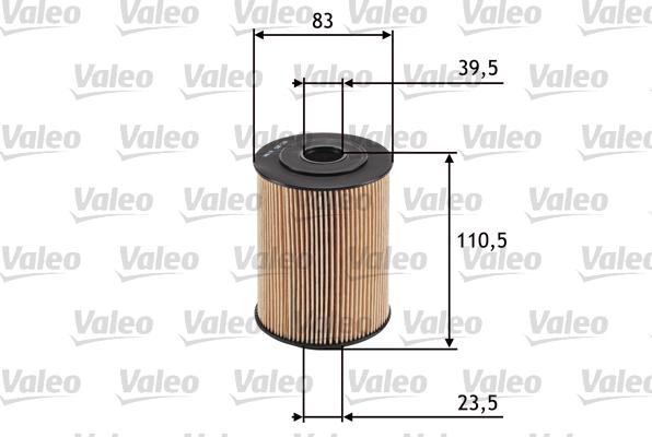 Valeo 586526 - Масляный фильтр autospares.lv