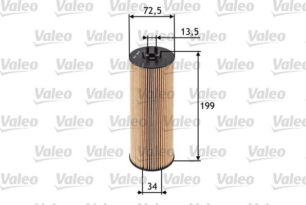Valeo 586520 - Масляный фильтр autospares.lv