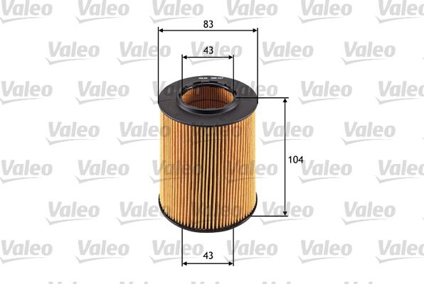 Valeo 586527 - Масляный фильтр autospares.lv